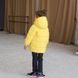 Дитяча подовжена зимова куртка в жовтому кольорі для дівчинки WJ-078-21 yellow girl фото 5
