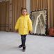 Дитяча подовжена зимова куртка в жовтому кольорі для дівчинки WJ-078-21 yellow girl фото 4