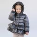 Однотонна демісезонна дитяча куртка сірого кольору AJ-001-17-gray фото 3