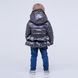 Однотонна демісезонна дитяча куртка сірого кольору AJ-001-17-gray фото 2